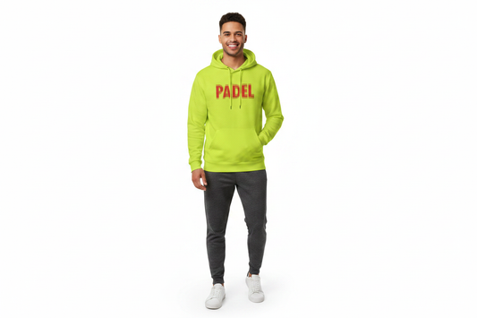 Mockup Felpa con Cappuccio PADEL